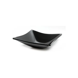 CUBA VIDRO TURMALINA 40X30CM PRETA