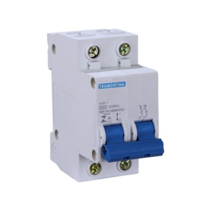 DISJUNTOR DIN BIPOLAR C 63A 6KA BRANCO TRAMONTINA