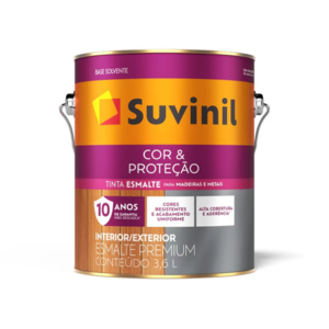 ESMALTE COR E PROT BRANCO ACETINADO 3,6LT SUVINIL