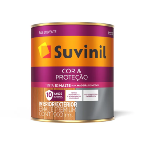 ESMALTE COR E PROT BRANCO ACETINADO 900ML SUVINIL