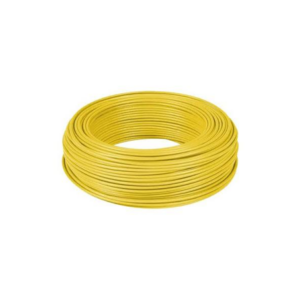 ROLO FIO FLEXIVEL 1,5MM AMARELO 100MT RCM 750V