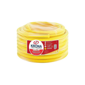 MANGUEIRA CORRUGADA KRONA 1" AMARELA