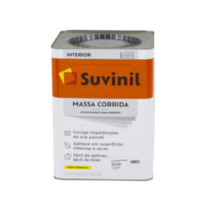 MASSA CORRIDA INTERIOR 25KG SUVINIL