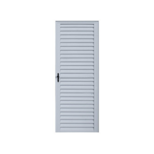 PORTA ALUMINIO PALHETA 80X210 ESAL DIREITA BRANCA