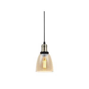 PENDENTE BLUMENAU VINTAGE AMBAR DOME 140MM 1XE27