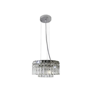 PENDENTE PARIS LLUM  CRISTAL REDONDO  4L G9
