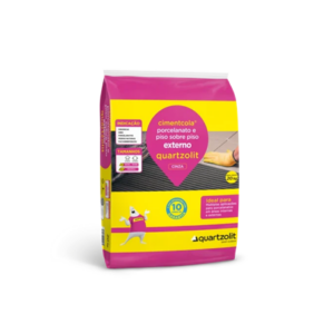 ARGAMASSA QUARTZOLIT EXTERNA PORC PISO S/PISO 20KG