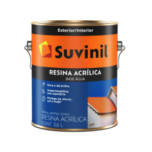RESINA ACRILICA AGUA INCOLOR 3,6LT SUVINIL