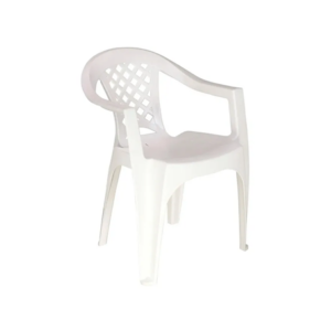 POLTRONA PLASTICA BRANCA IGUAPE TRAMONTINA