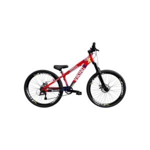 BICICLETA 26 ALM DJ TUFF X-25 VERMELHO AZUL