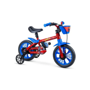 BICICLETA ARO 12 SPIDER-MAN VERMELHO/AZUL