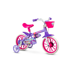 BICICLETA ARO 12 VIOLET VIOL/LIL COM CESTA