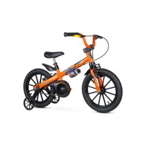 BICICLETA ARO 16 EXTREME LARANJA/ PRETO