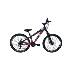 BICICLETA ARO 26 DIRT J TUFF X-25 ALM ROXO/LARANJA