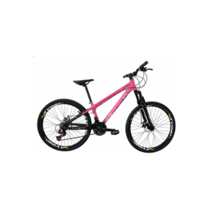 BICICLETA ARO 26 DIRT J TUFF X-44 ALM ROSA PRETO