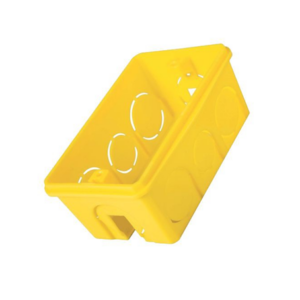 CAIXA LUZ 2X4 AMARELA TRAMONTINA