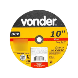 DISCO CORTE 254,0X3,2X19,05 DCV VONDER